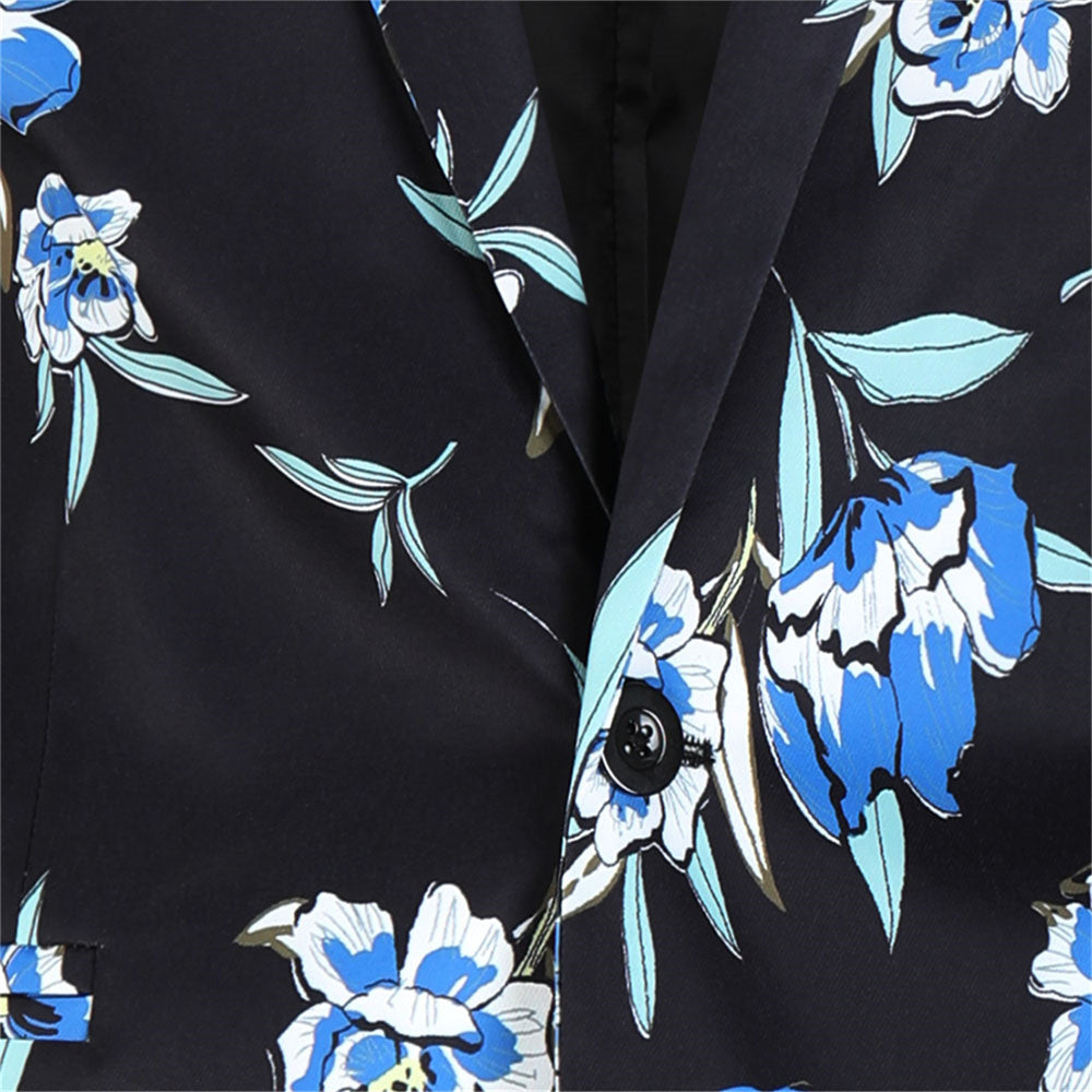 Men's Floral Print Elegant Suit #2TZ182 - Suits | Multicolour / M