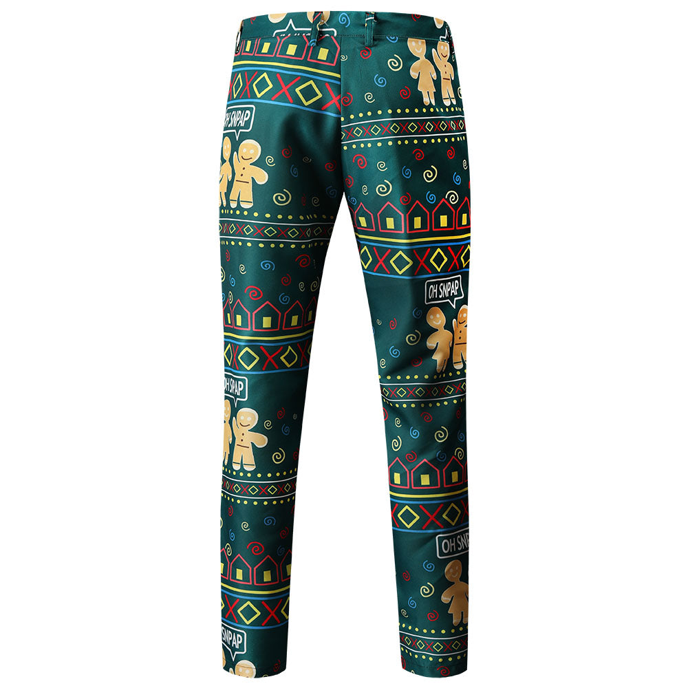 Men's Vintage Print Suit #2TZ52 - Suits | Multicolour / M