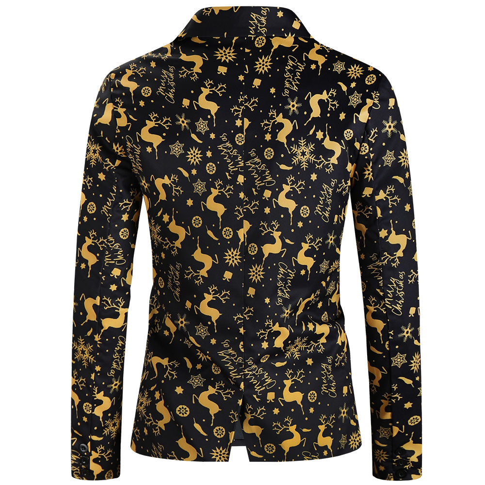 Men's Christmas Printed Suit #2TZ631 - Suits | Multicolour / M