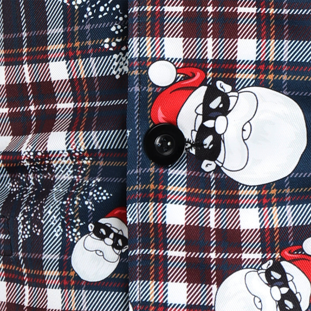 Men's Christmas Plaid Vest Suit #2TZMK34 - Suits | Multicolour / M