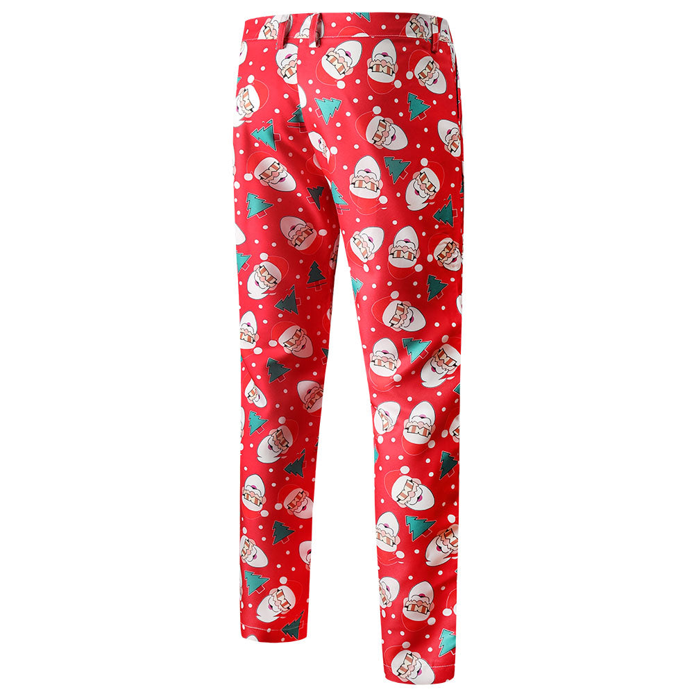 Men's Christmas Three Piece Suit #3TZMK54 - Suits | Multicolour / M