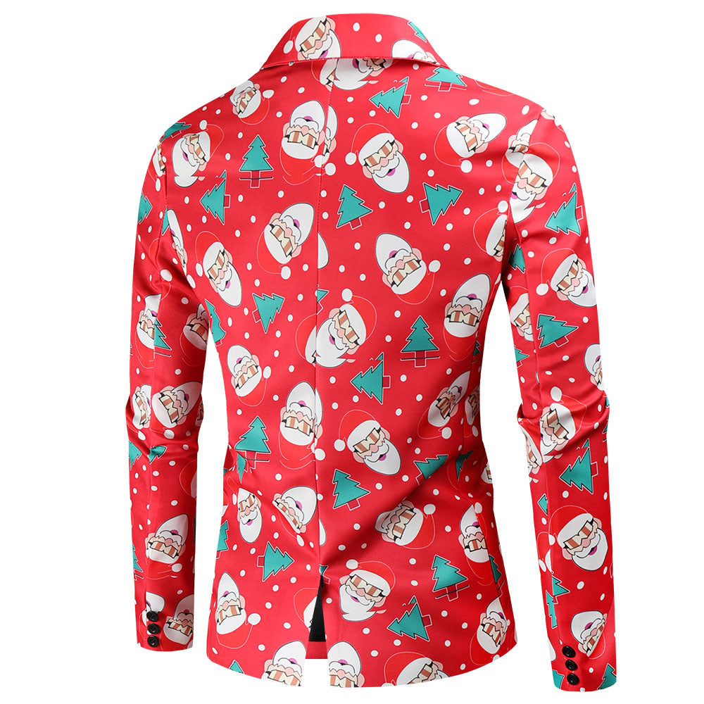 Men's Christmas Three Piece Suit #3TZMK54 - Suits | Multicolour / M