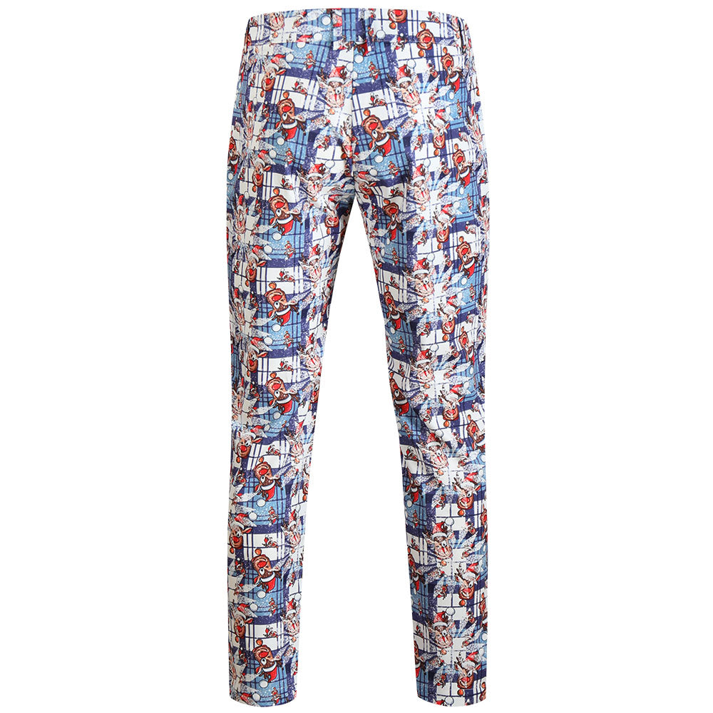 Men's Stylish Printed Suit #2TZ641 - Suits | Multicolour / M