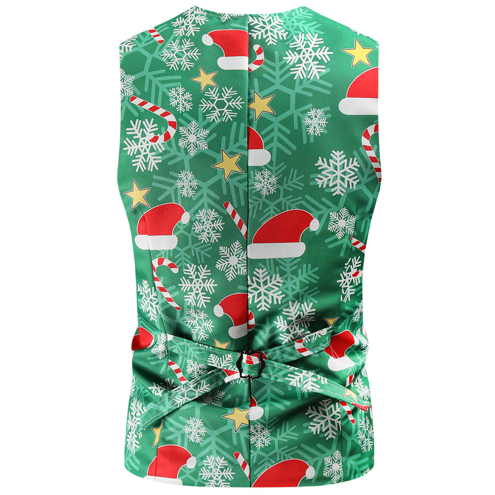 Men's Christmas Three Piece Suit #3TZMK53 - Suits | Multicolour / M