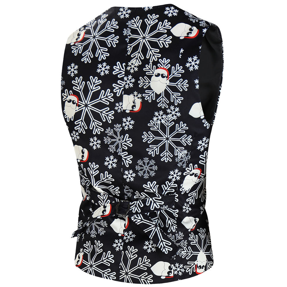 Men's Christmas Printed Vest Suit #2TZMK642 - Suits | Multicolour / M