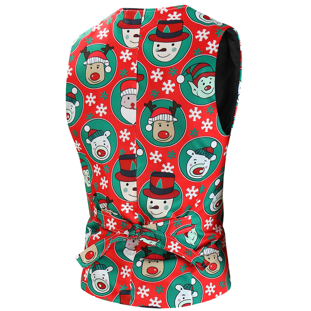 Men's Christmas Three-Piece Suit #3TZMK638 - Suits | Multicolour / M