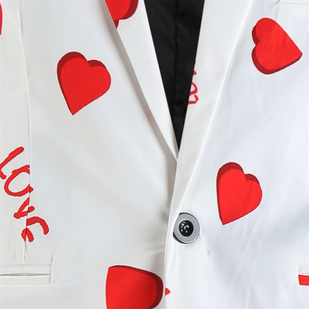 Men's Romantic Printed Suit #2TZ-XX241 - Suits | Multicolour / M