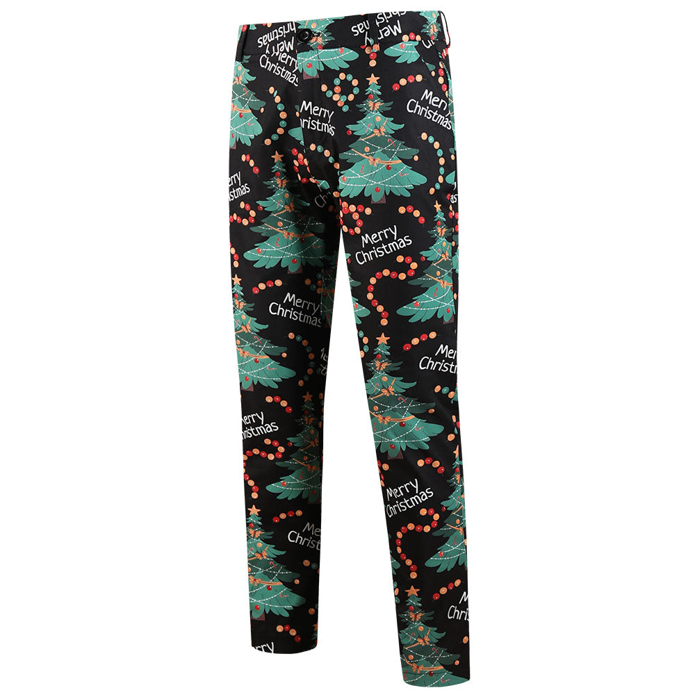 Men's Christmas Three Piece Suit #3TZMK658 - Suits | Multicolour / M