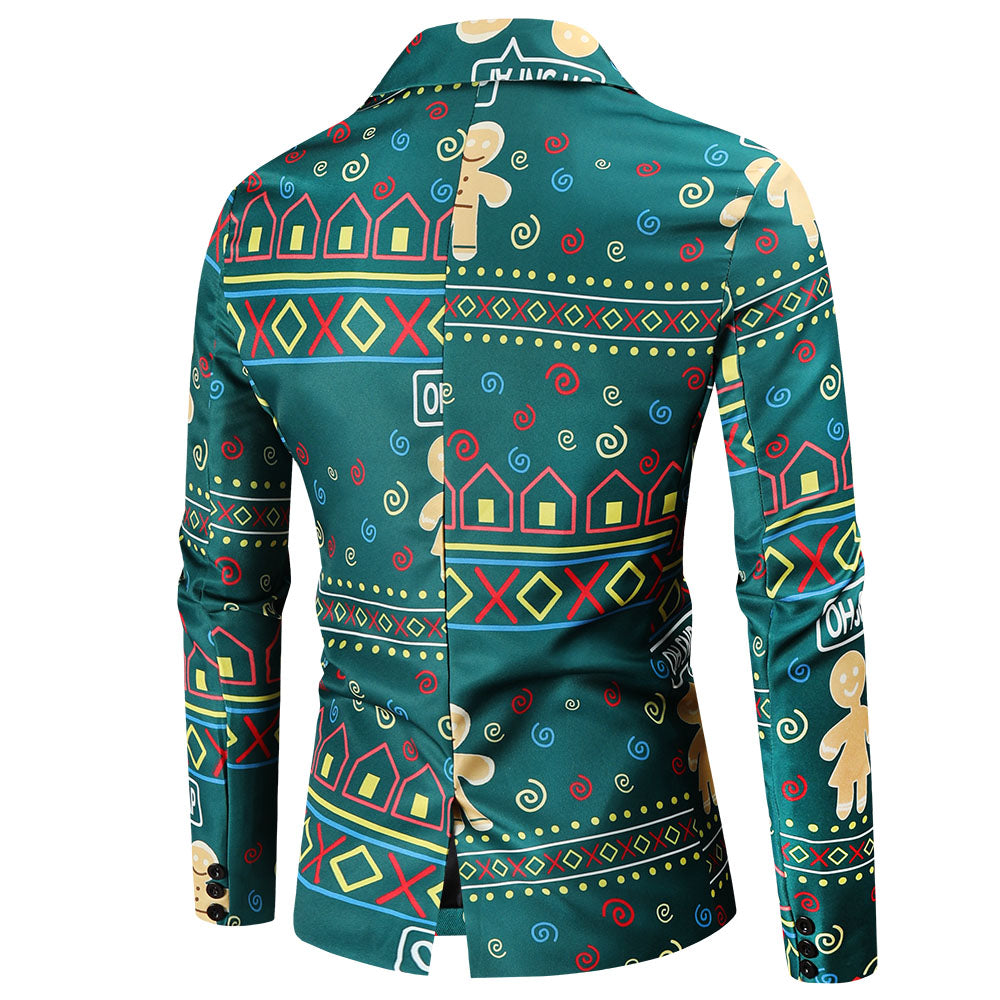 Men's Vintage Three Piece Suit #3TZMK52 - Suits | Multicolour / M