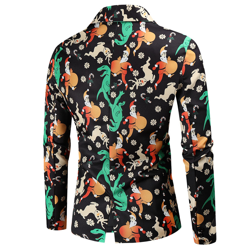 Men's Colorful Three Piece Suit #3TZMK49 - Suits | Multicolour / M
