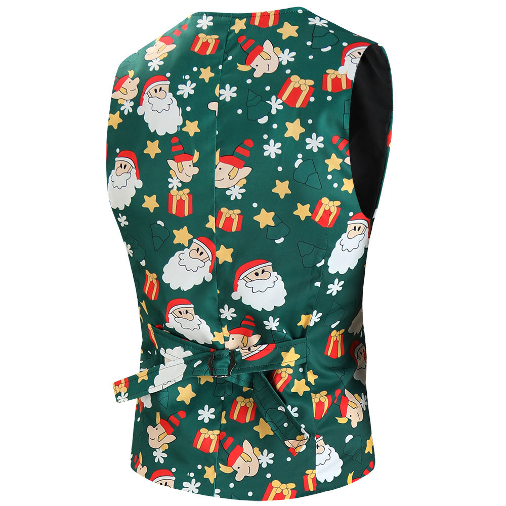 Men's Christmas Three-Piece Suit #3TZMK637 - Suits | Multicolour / M