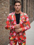 Vibrant Floral Suit Set