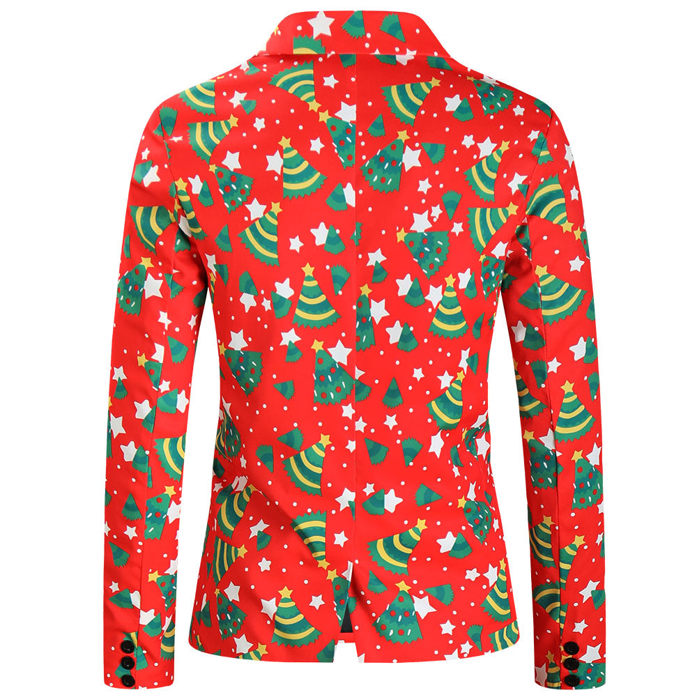 Men's Christmas Printed Suit #2TZ640 - Suits | Multicolour / M