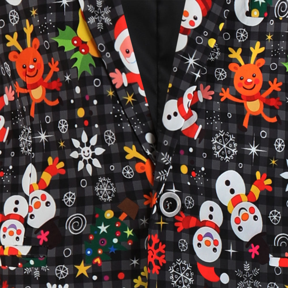 Men's Christmas Printed Suit #2TZ660 - Suits | Multicolour / M