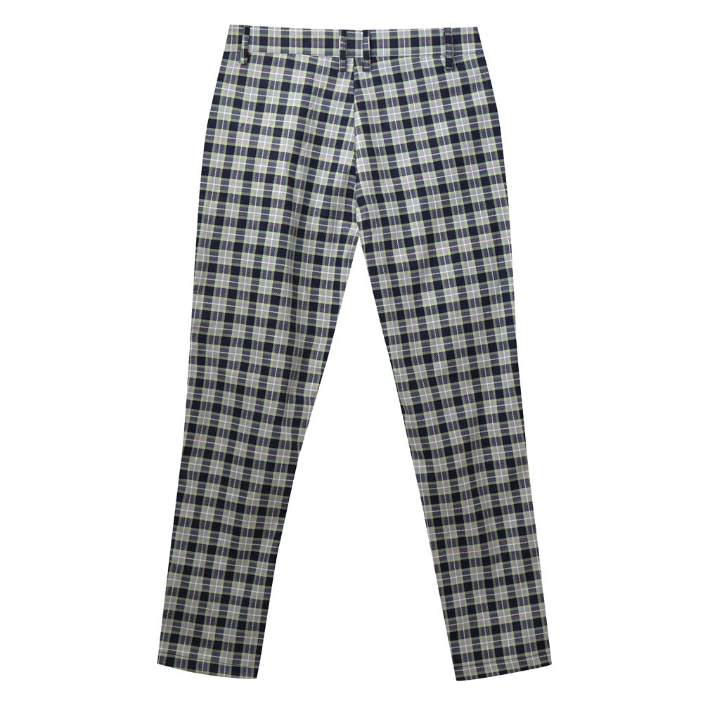 Men's Tailored Check Pants #XK6024 - Pants | Black / S