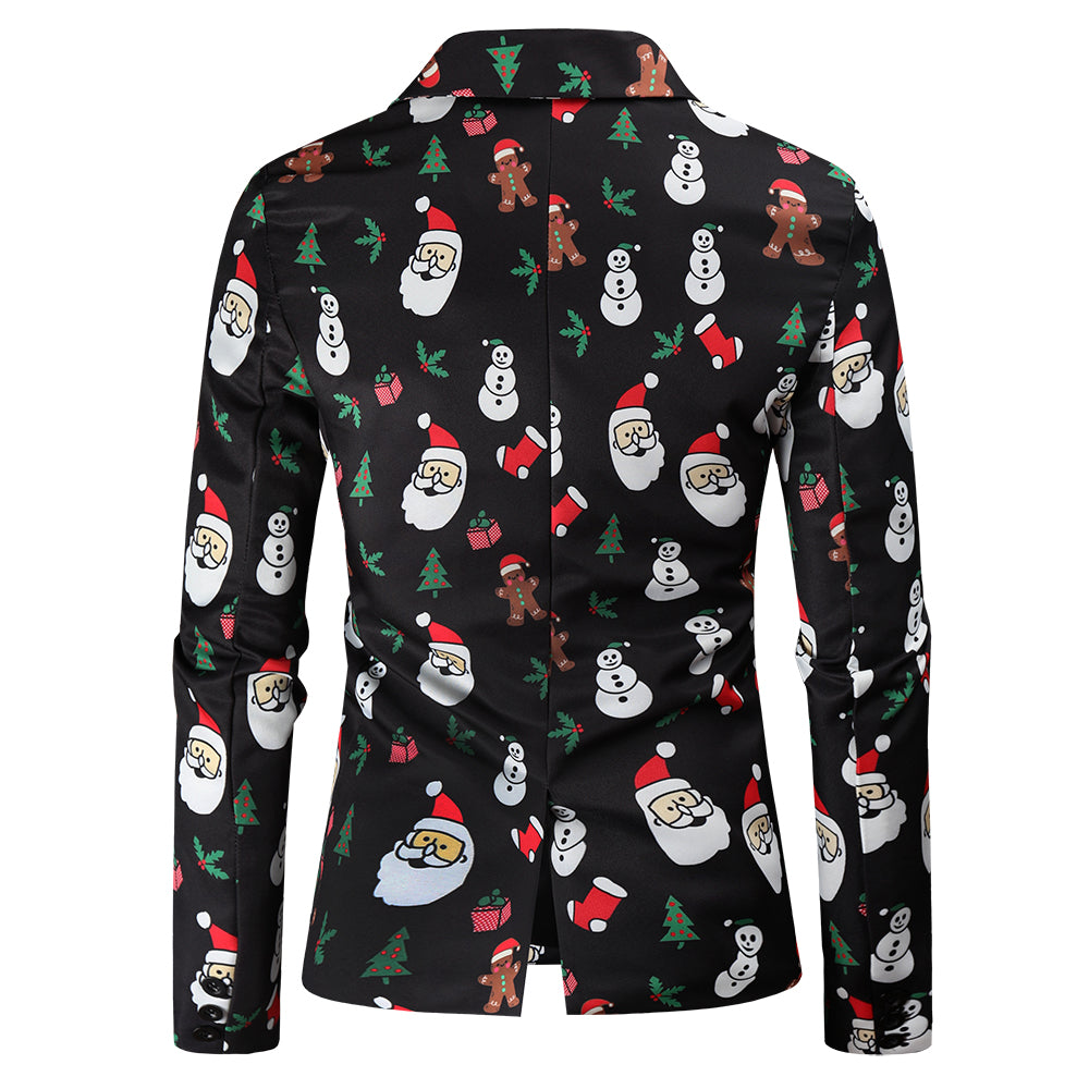 Men's Christmas Printed Suit #2TZ46 - Suits | Multicolour / M