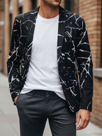 Black Marble Suit Set