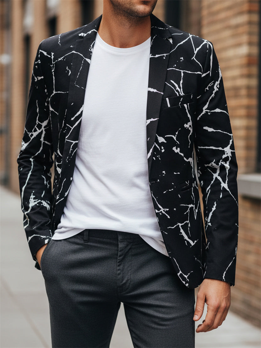 Black Marble Suit Set