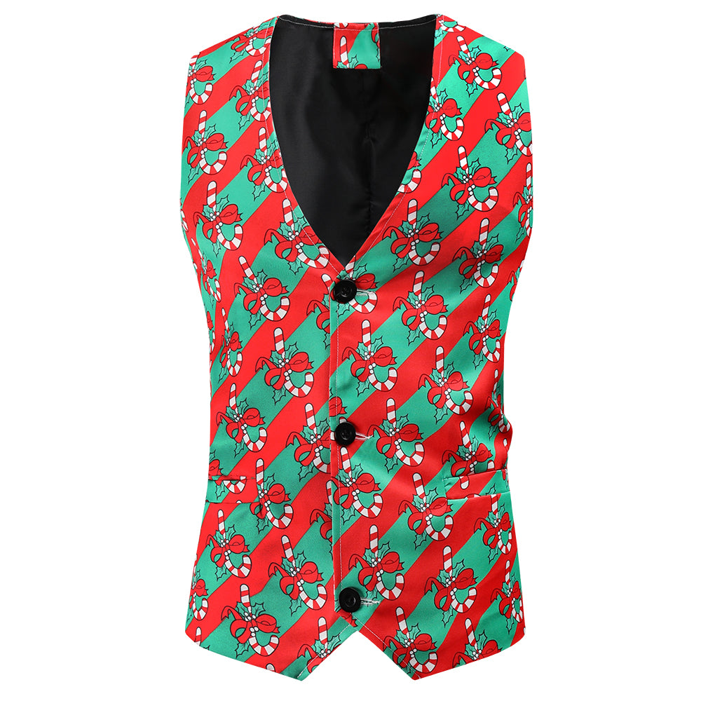 Men's Colorful Three-Piece Suit #3TZMK45 - Suits | Multicolour / M