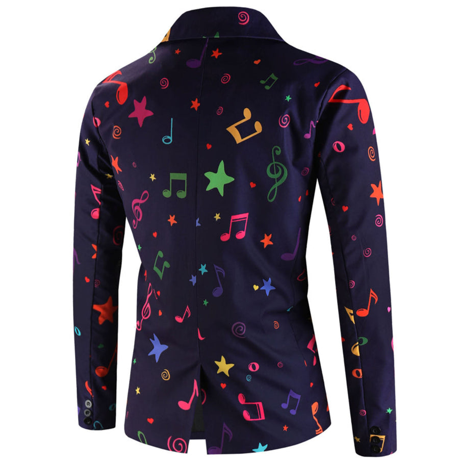 Men's Printed Suit #2TZ-XX1131 - Suits | Multicolour / M