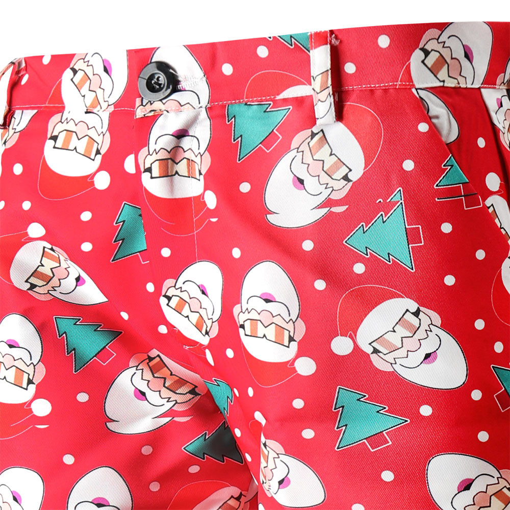 Men's Christmas Printed Vest Suit #2TZMK54 - Suits | Multicolour / M