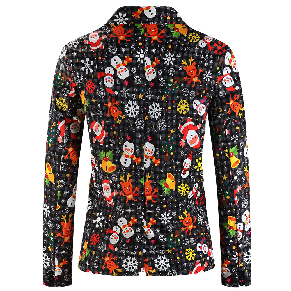 Men's Christmas Three Piece Suit #3TZMK660 - Suits | Multicolour / M