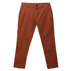 Men's Classic Plaid Pants #XK6032 - Pants | Orange / S