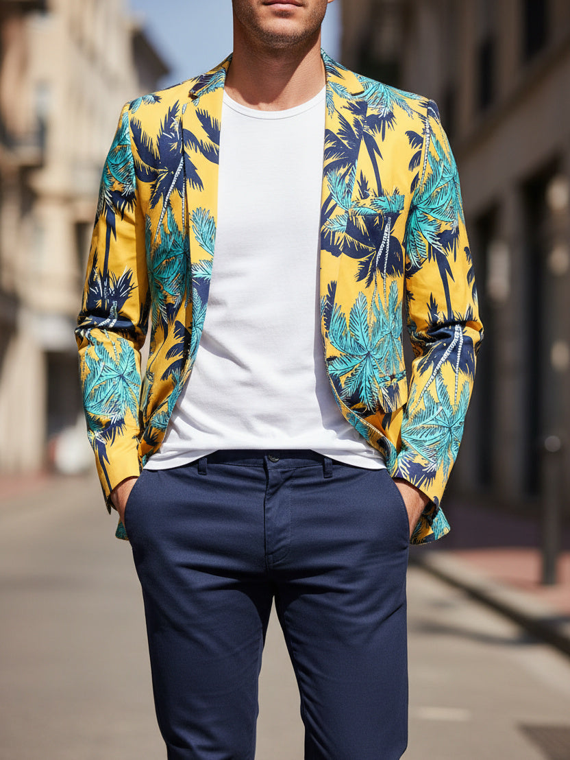 Golden Palm Suit Set