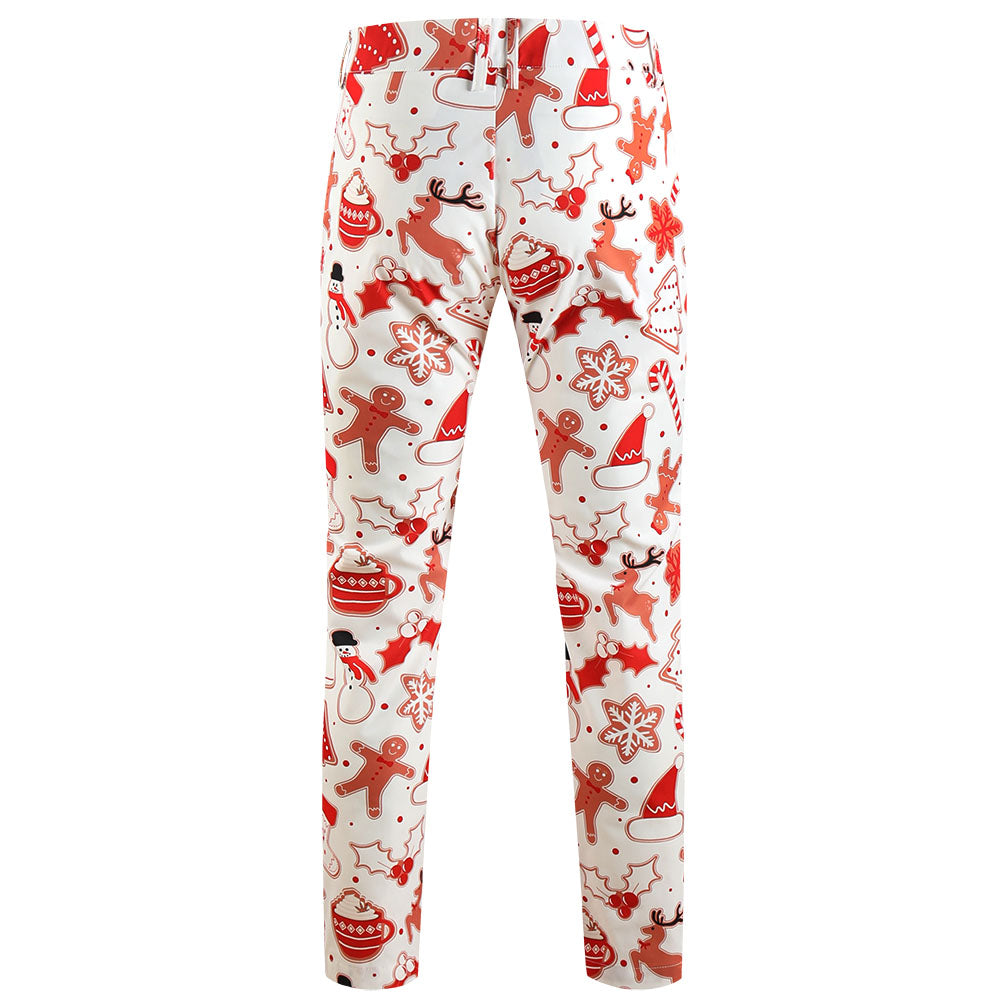 Men's Christmas Three Piece Suit #3TZMK654 - Suits | Multicolour / M