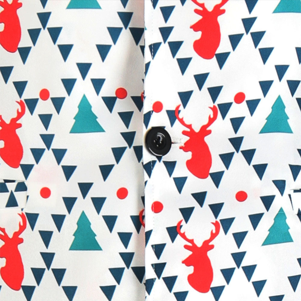 Men's Geometric Print Vest Suit #2TZMK627 - Suits | Multicolour / M