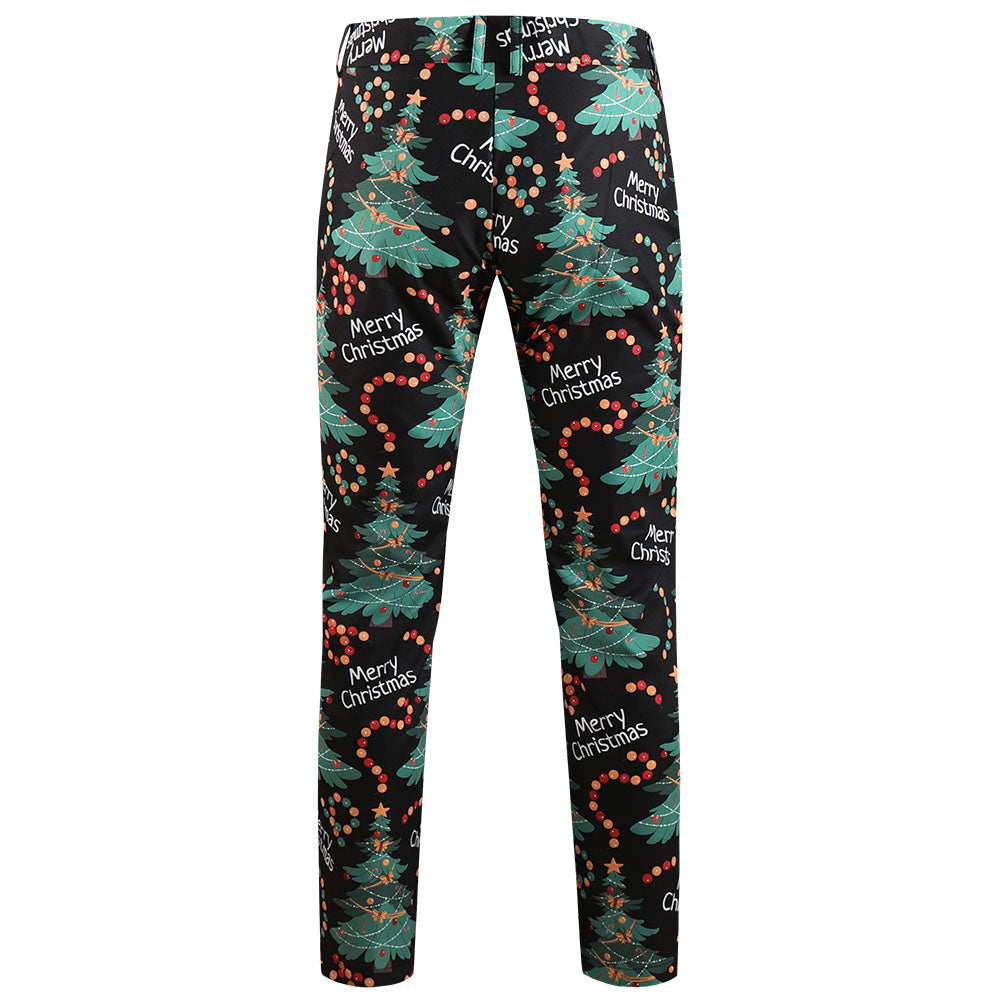 Men's Christmas Printed Suit #2TZ658 - Suits | Multicolour / M