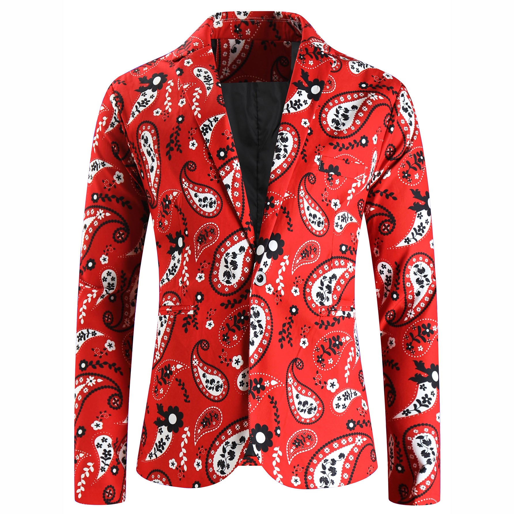 Men's Print Suit #2TZ2523 - Suits | Multicolour / M