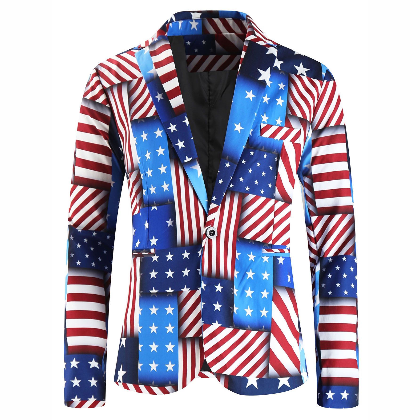 Men's Print Suit #2TZ2524 - | Multicolour / M