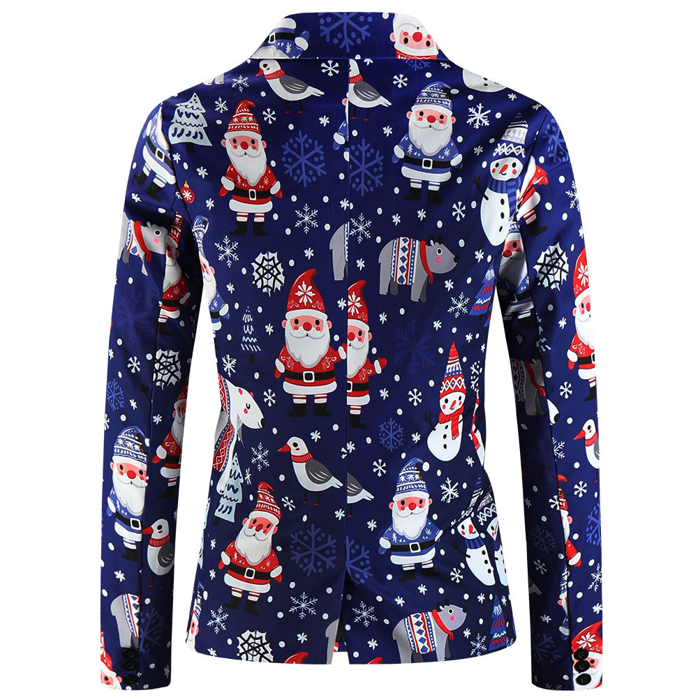 Men's Christmas Printed Suit #2TZ657 - Suits | Multicolour / M