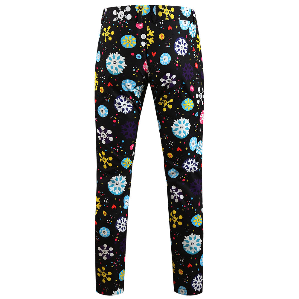 Men's Colorful Printed Vest Suit #2TZMK653 - Suits | Multicolour / M