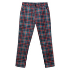 Men’s Check Pants #XK6026 - Pants | Burgundy / S