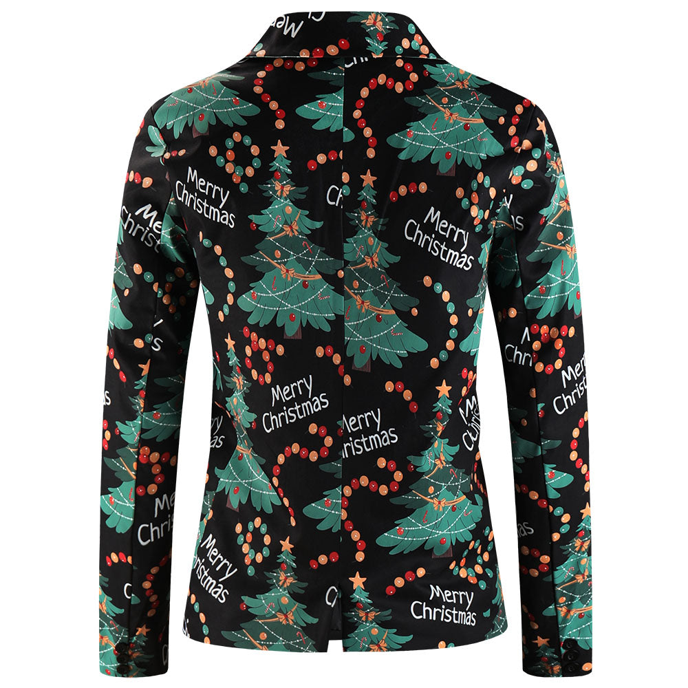 Men's Christmas Printed Suit #2TZ658 - Suits | Multicolour / M