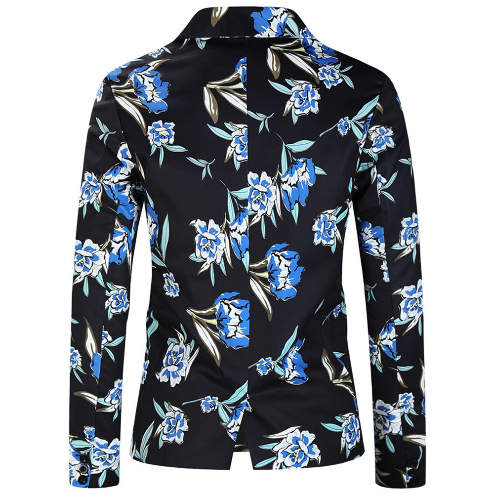Men's Floral Print Elegant Suit #2TZ182 - Suits | Multicolour / M