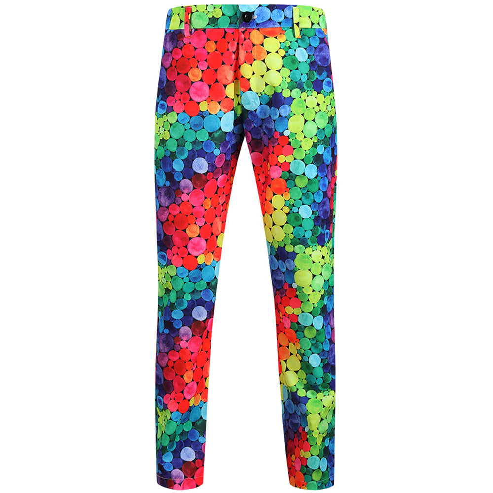 Men's Multi-Color Printed Suit #2TZ234 - Suits | Multicolour / M