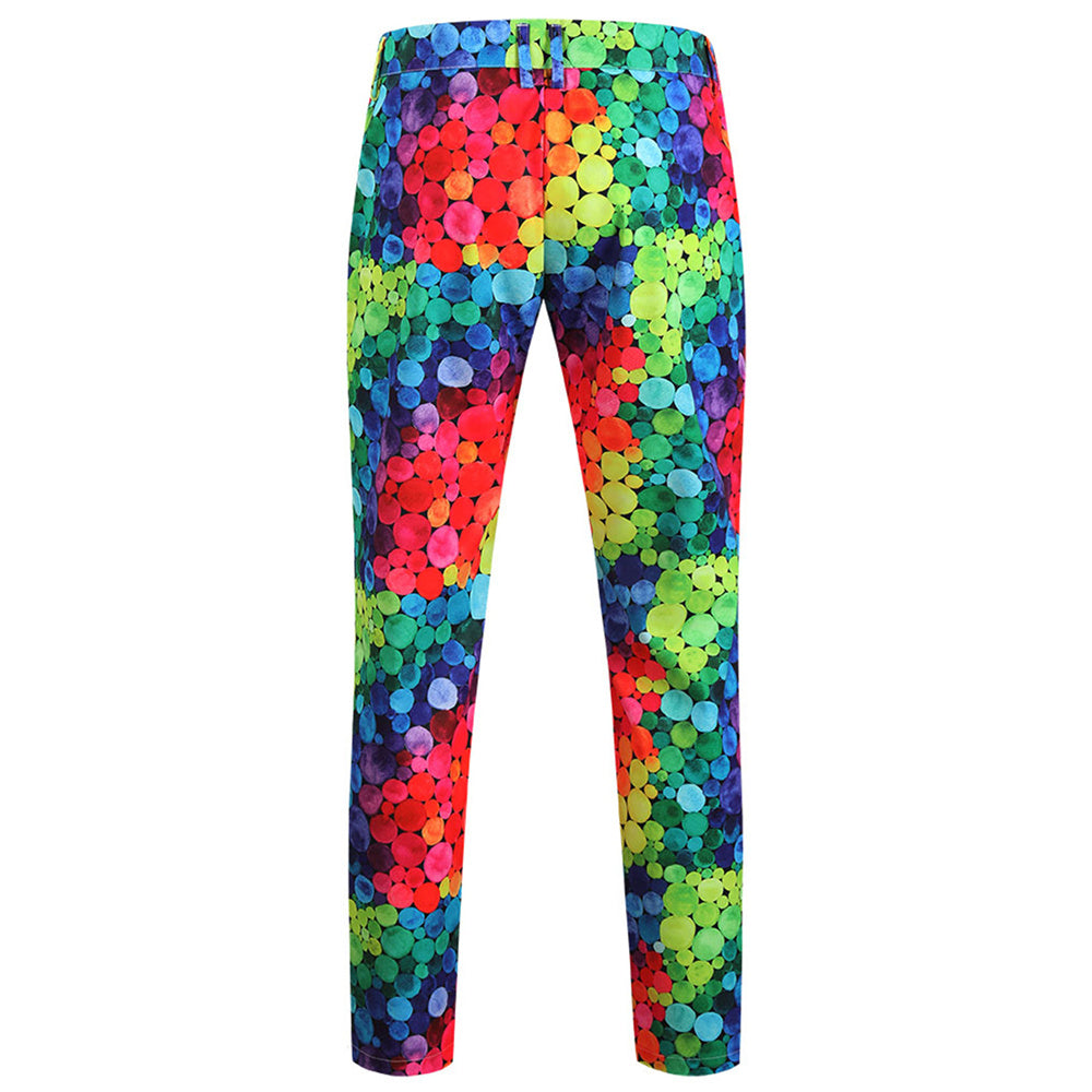 Men's Multi-Color Printed Suit #2TZ234 - Suits | Multicolour / M