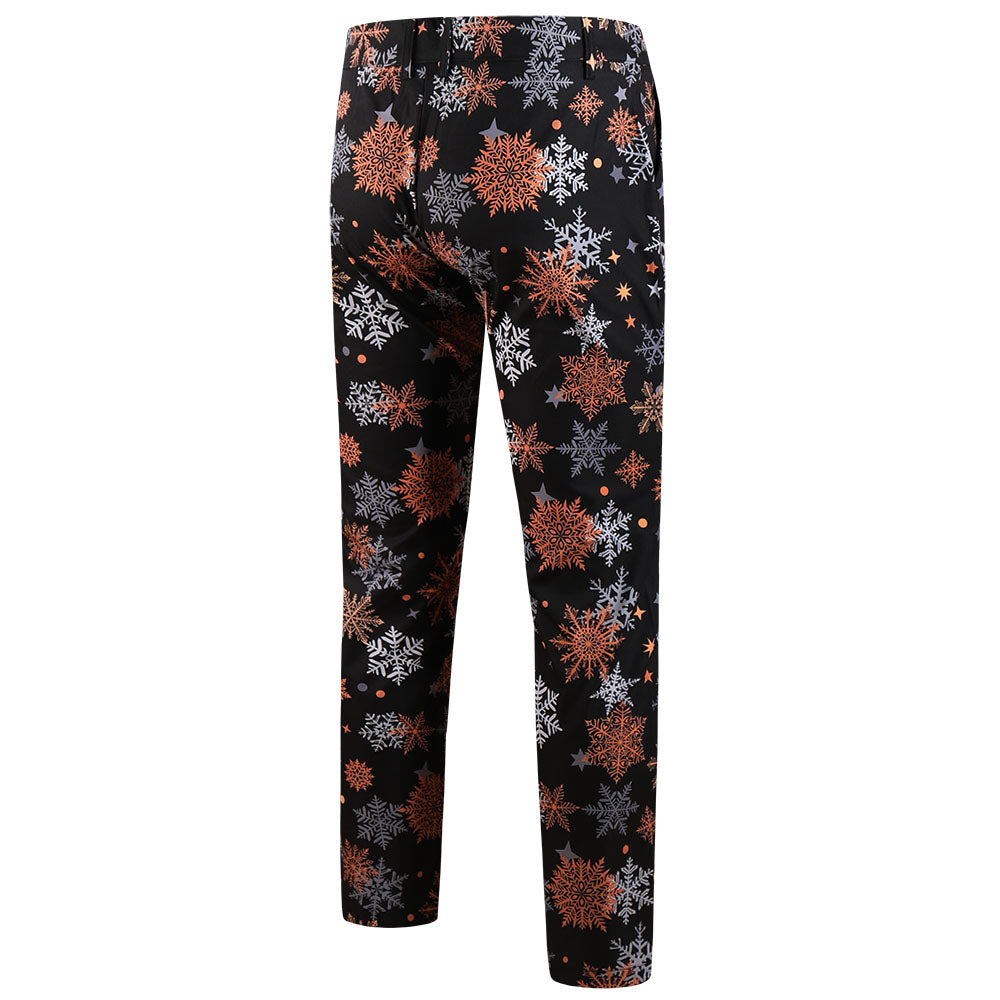 Men's Snowflake Print Suit #2TZ659 - Suits | Multicolour / M
