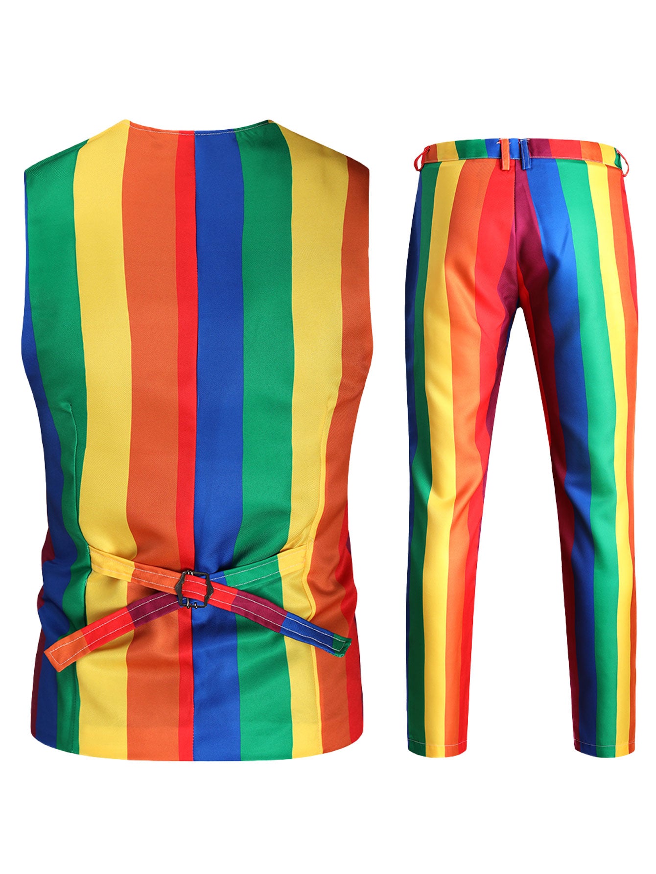 Men's Rainbow Vest Suit - Vests | Rainbow / M