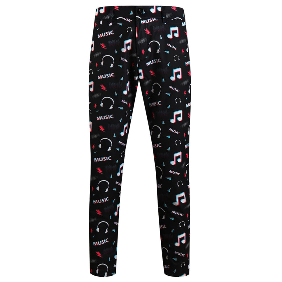 Men’s Melody Print Suit #2TZ-XX1133 - Suits | Multicolour / M
