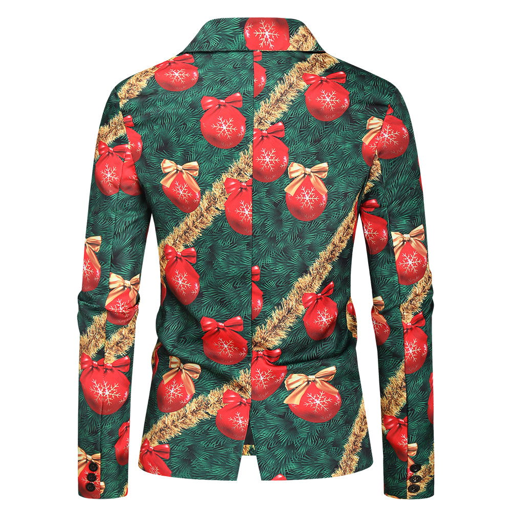 Men's Colorful Printed Blazer #X40 - Blazers | Multicolour / M