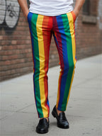Rainbow Stripe Suit Set