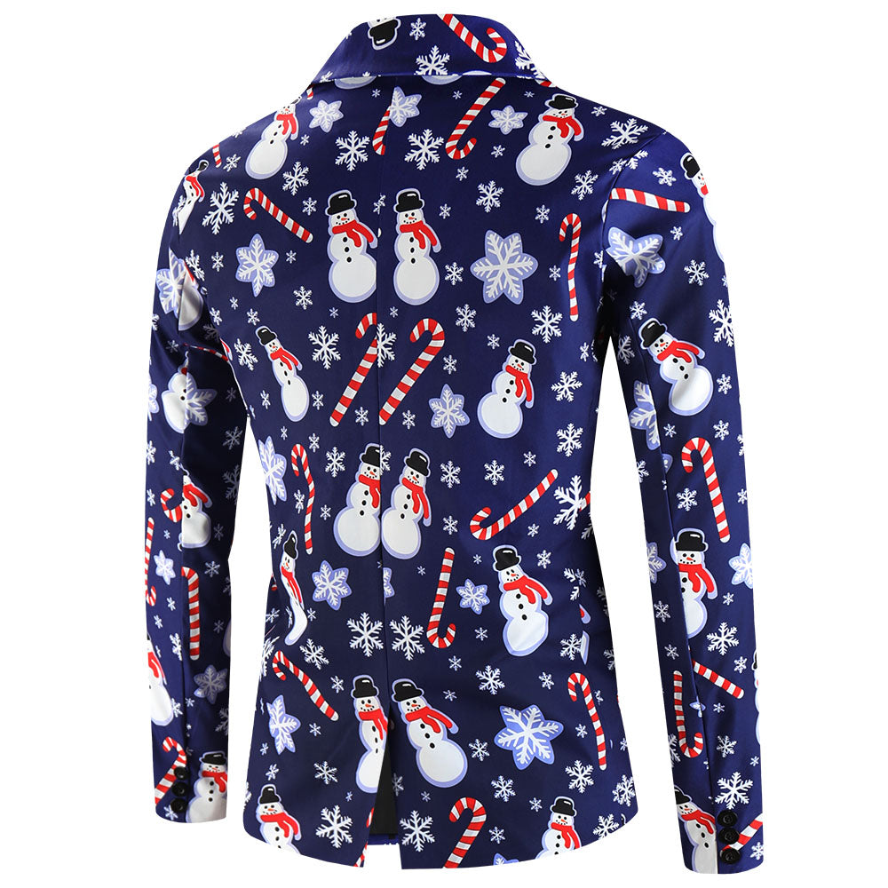 Men's Christmas Three Piece Suit #3TZMK656 - Suits | Multicolour / M