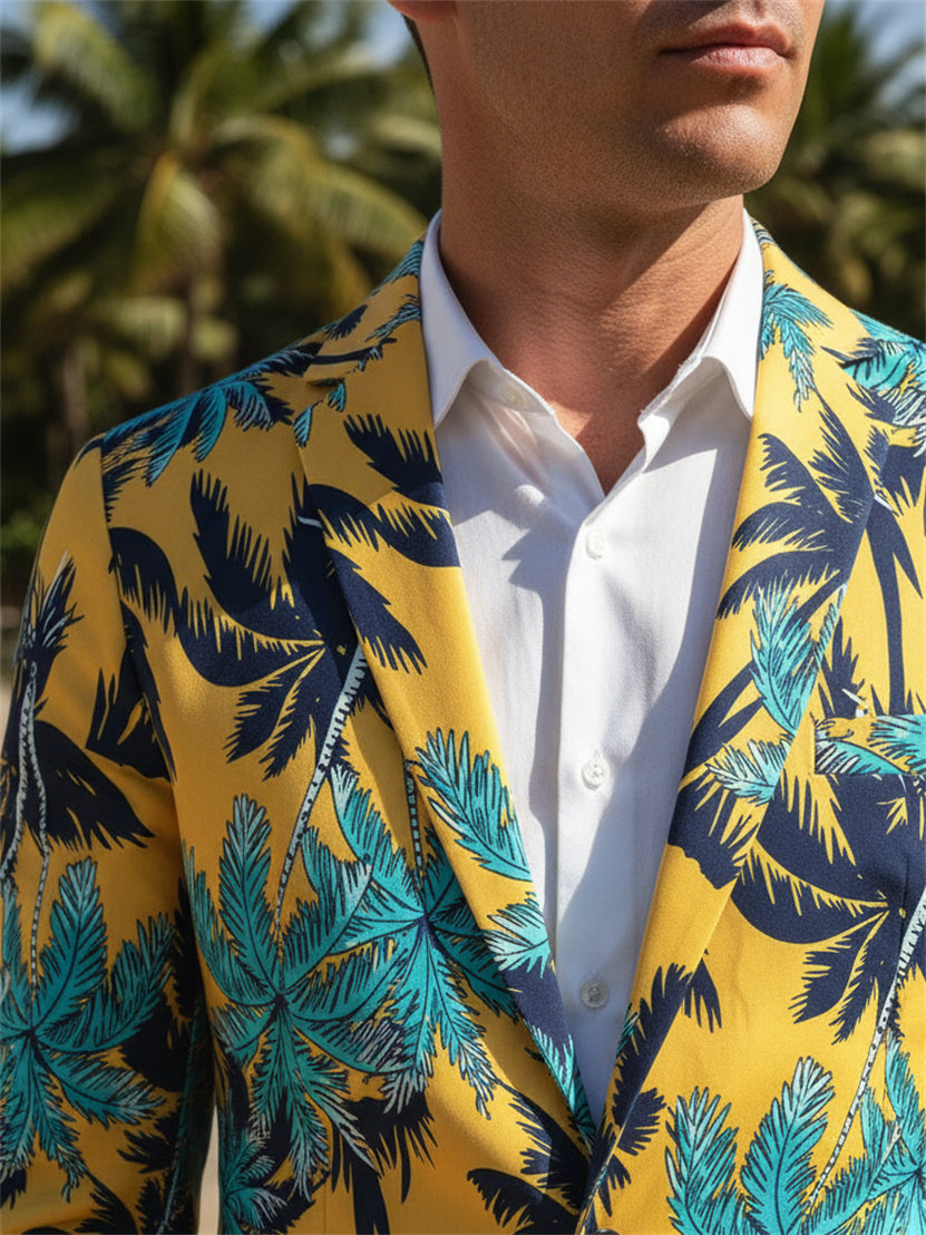 Golden Palm Suit Set