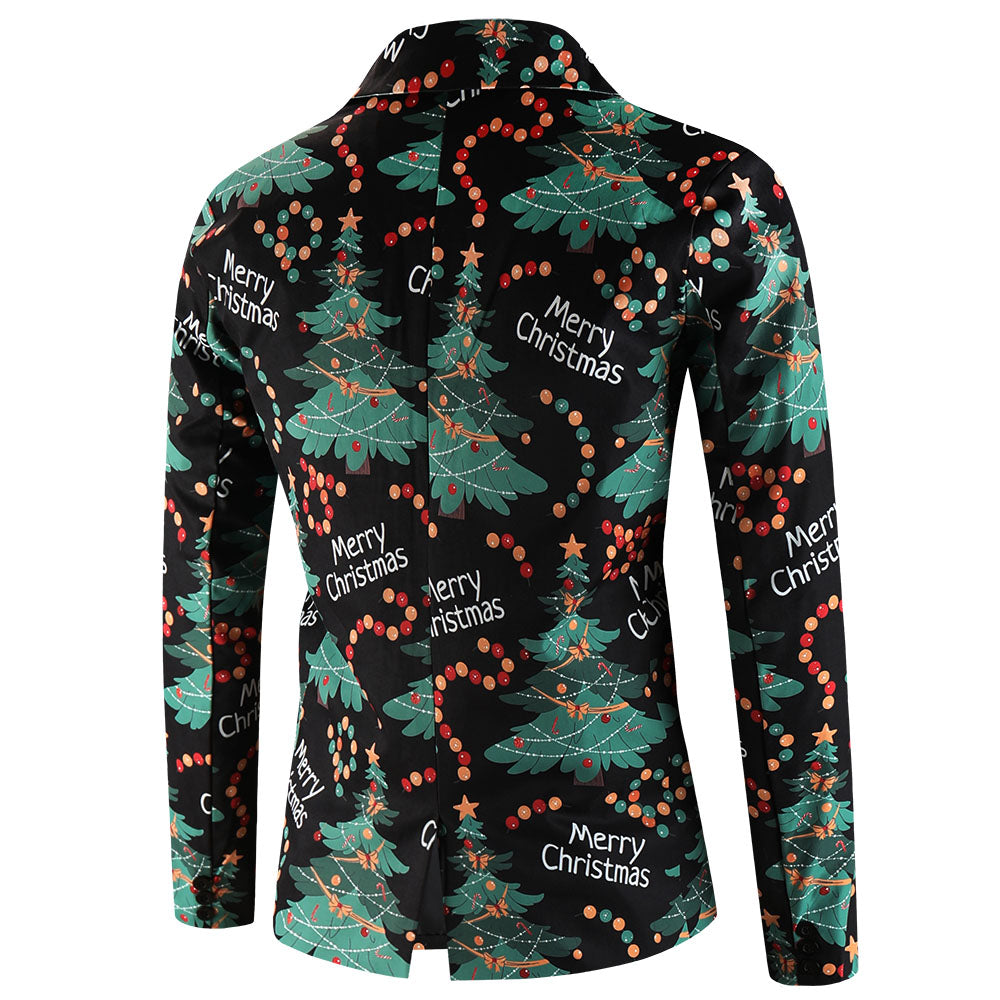 Men's Christmas Three Piece Suit #3TZMK658 - Suits | Multicolour / M