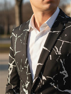 Black Marble Suit Set