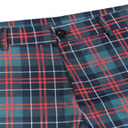 Men’s Check Pants #XK6026 - Pants | Burgundy / S